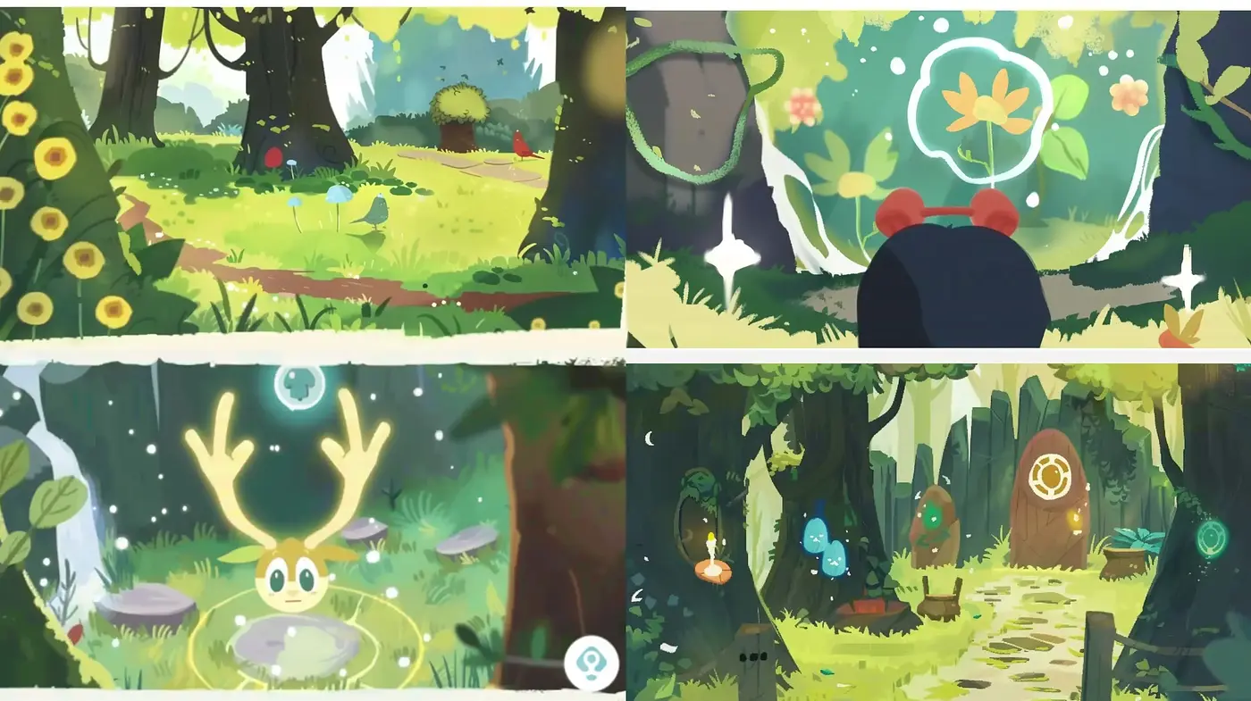 Enchanted Forest Whimsy: A Consistent Tale of Magical Realms in Pastel Hues - Midjourney sref style
