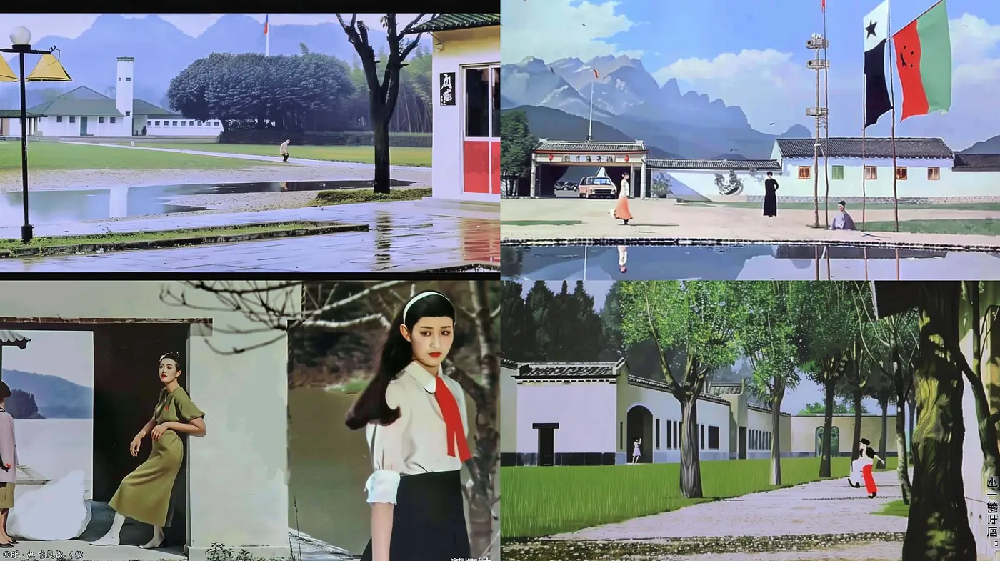 Timeless Elegance in a Serene Nostalgic Palette - Midjourney sref style
