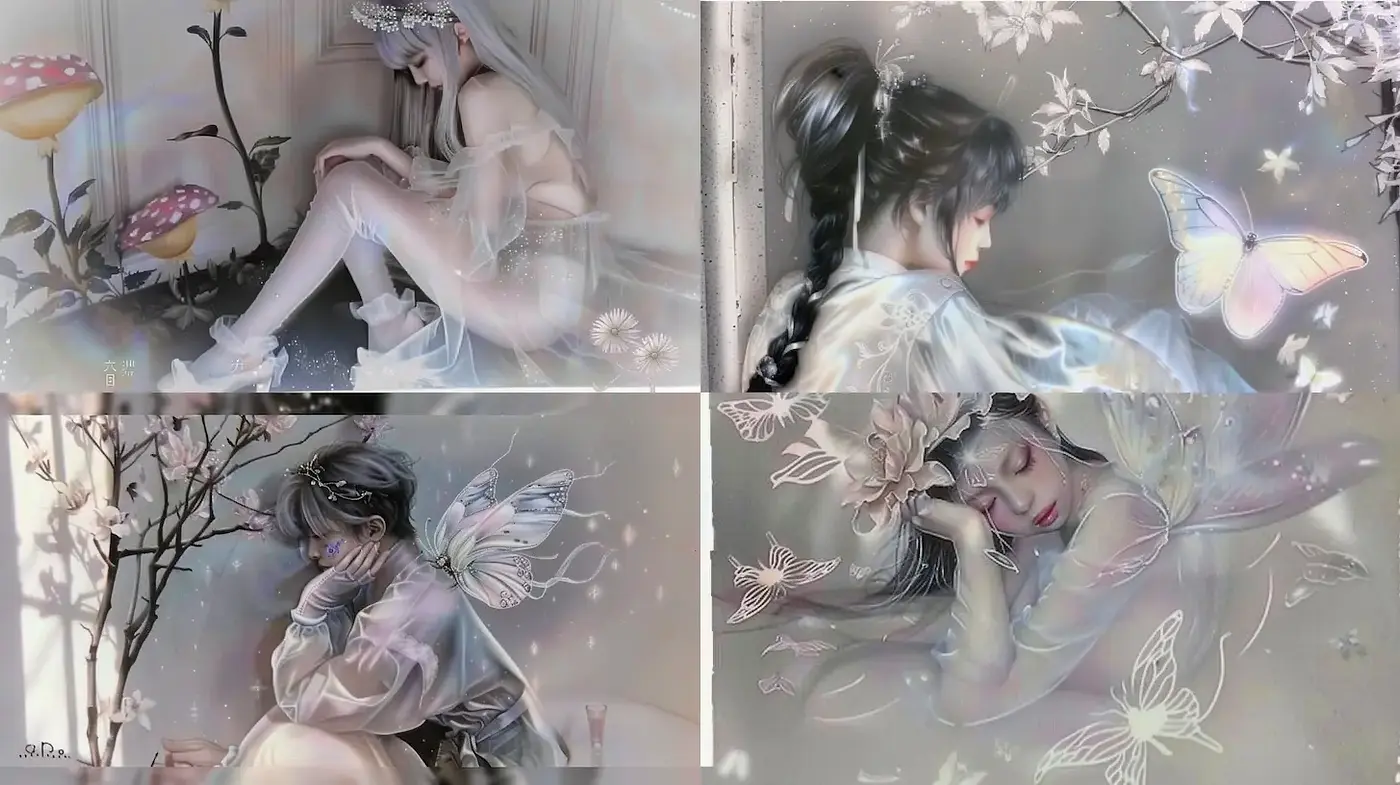 Enchanting Ethereal Fantasy Style with Dreamlike Qualities - Midjourney sref style