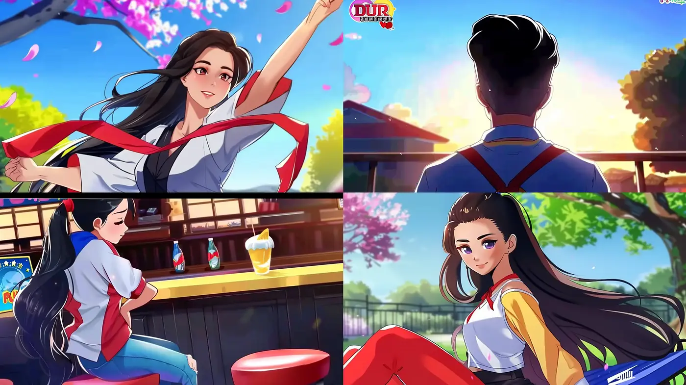 Lively Anime-inspired Illustrations with Vivid Storytelling - Midjourney sref style