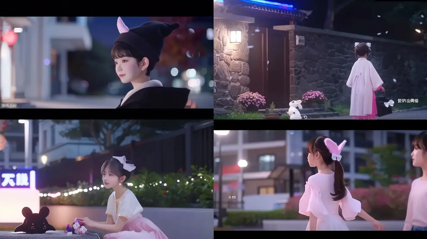 Whimsical Urban Nightscapes in Pastel Hues - Midjourney sref style