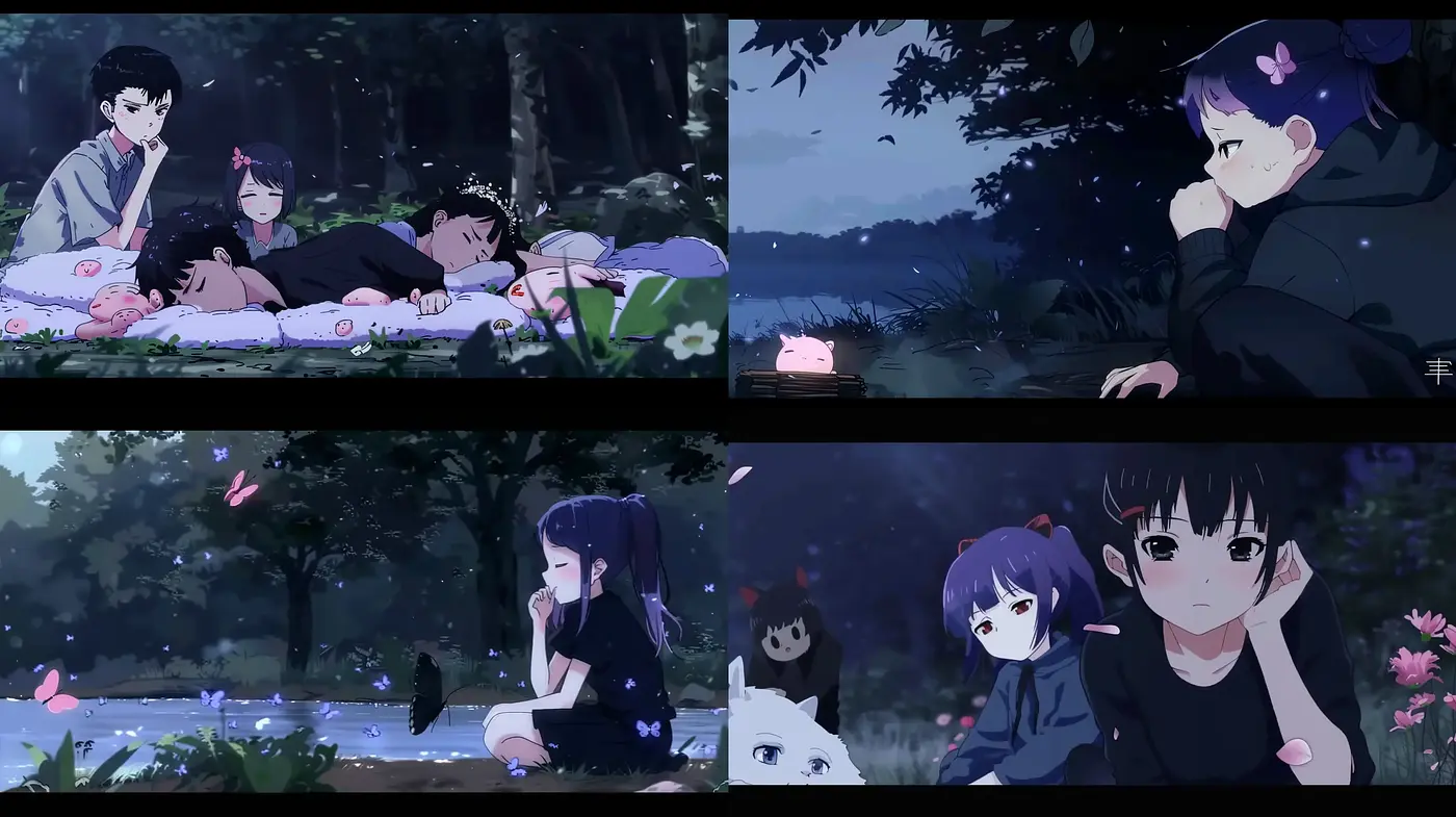 Ethereal Twilight Serenity in Anime-Inspired Environments - Midjourney sref style