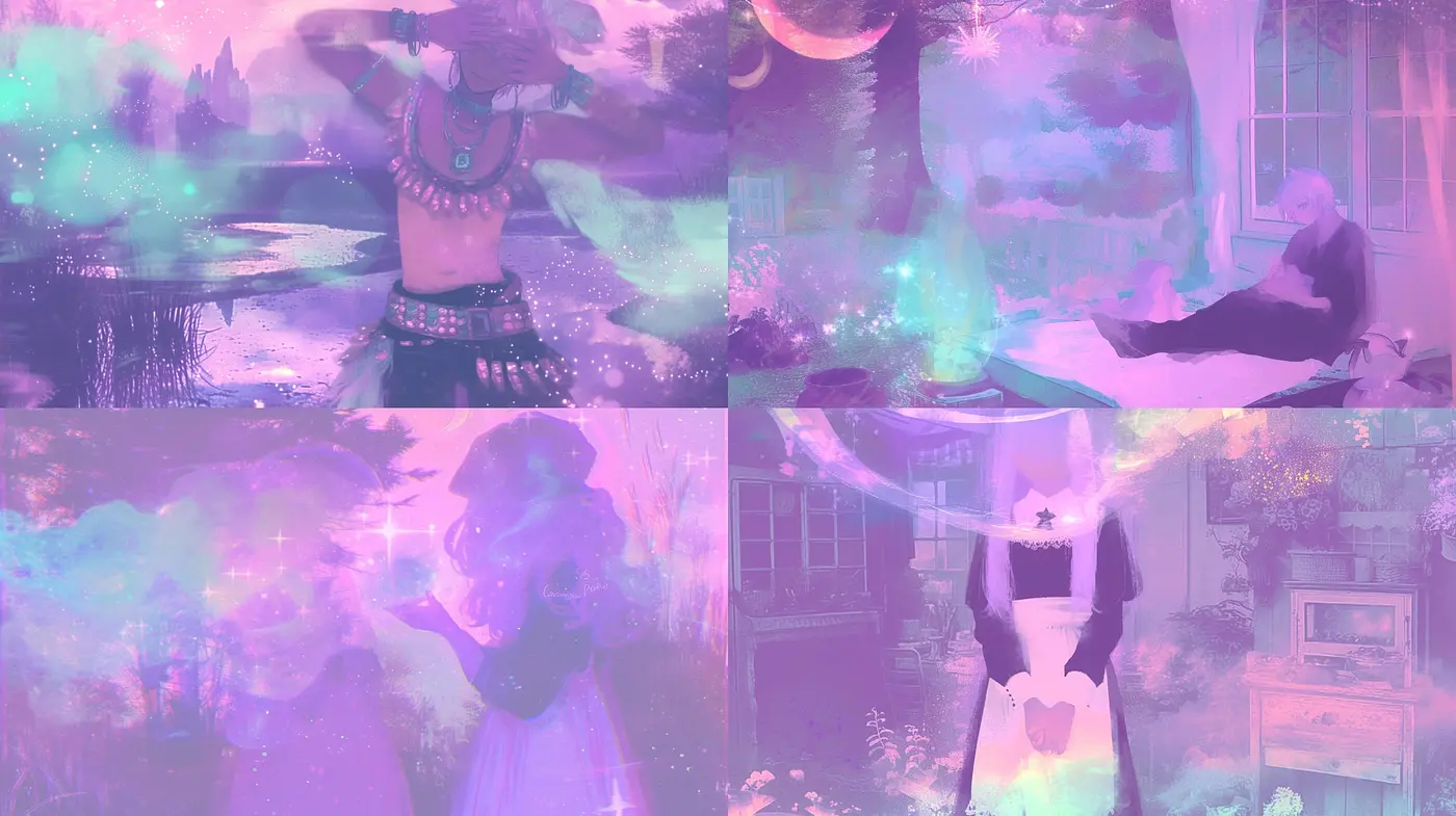 Luminous Dreamscapes: An Ethereal Journey Through Pastel-Hued Visions - Midjourney sref style