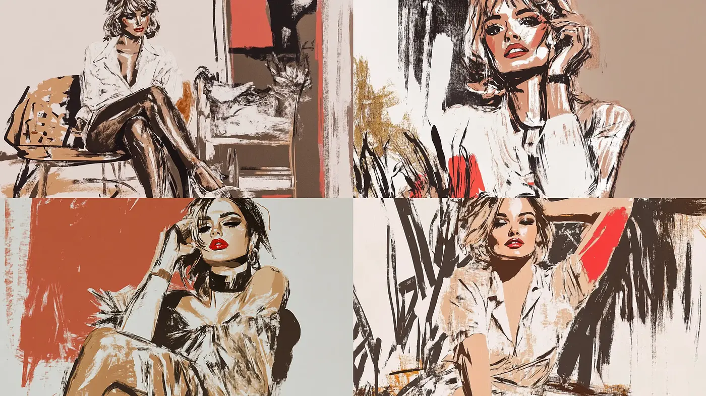 Abstracted Fauvist Influences with Bold Expressive Brushwork - Midjourney sref style