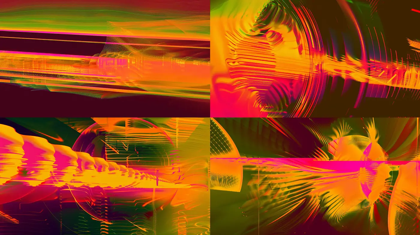 Luminous Synesthetic Abstraction - Midjourney sref style