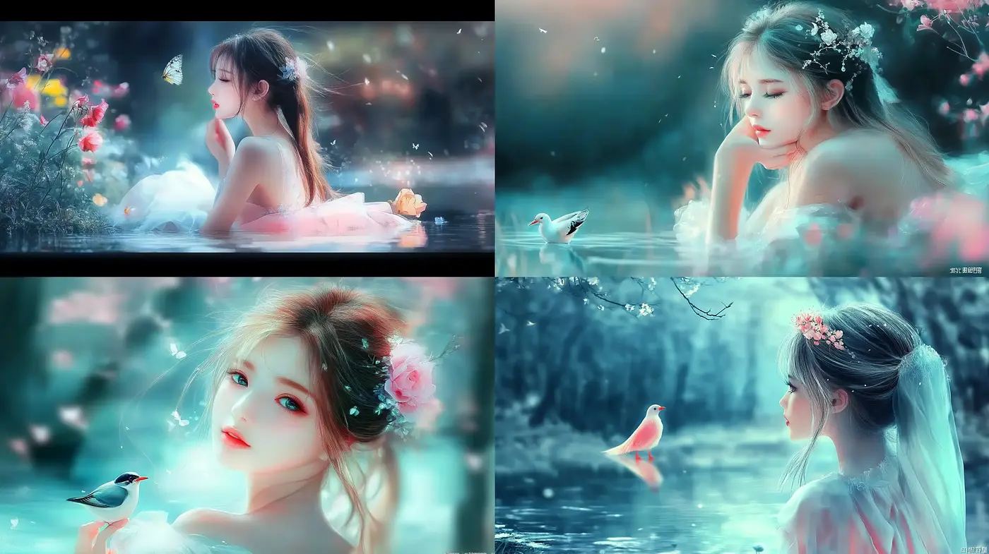 Ethereal Fantasy Portraiture with Enchanted Nature Essence - Midjourney sref style