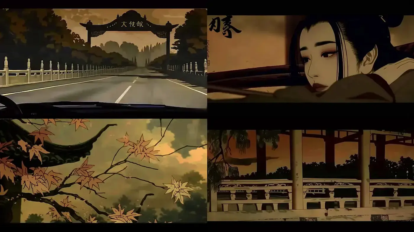 Serene Yet Dramatic Aesthetic with East Asian Influence - Midjourney sref style