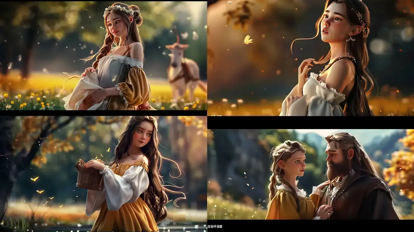 Whimsical and Nature-Inspired Art with Rich Textures and Dreamlike Quality - Midjourney sref style