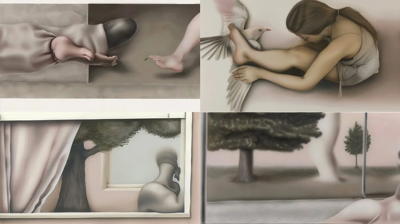 Ethereal Whispers: Tranquil Dreamscapes in Soft Pastel Hues - Midjourney sref style