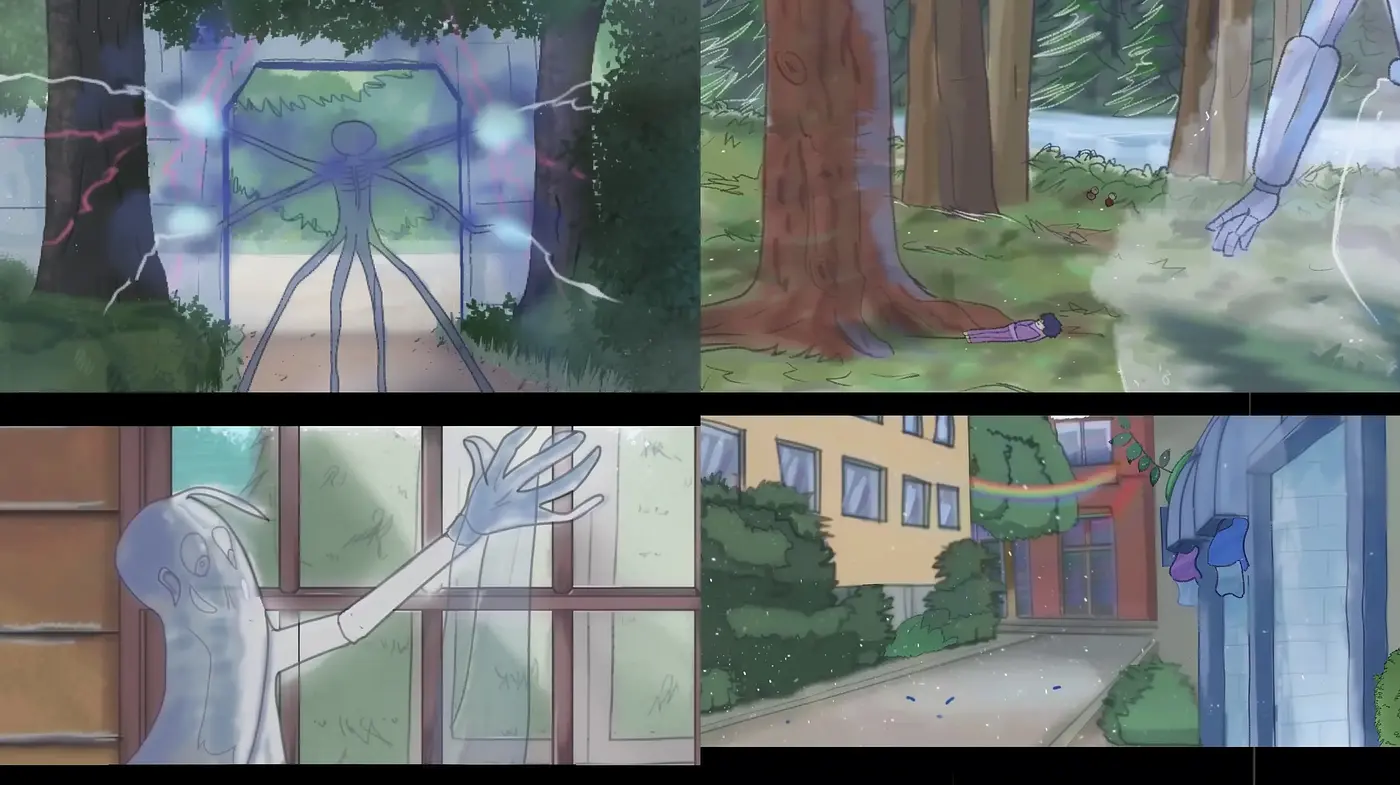 Ethereal Anime-Inspired Dreamscapes with Surreal Overtones - Midjourney sref style