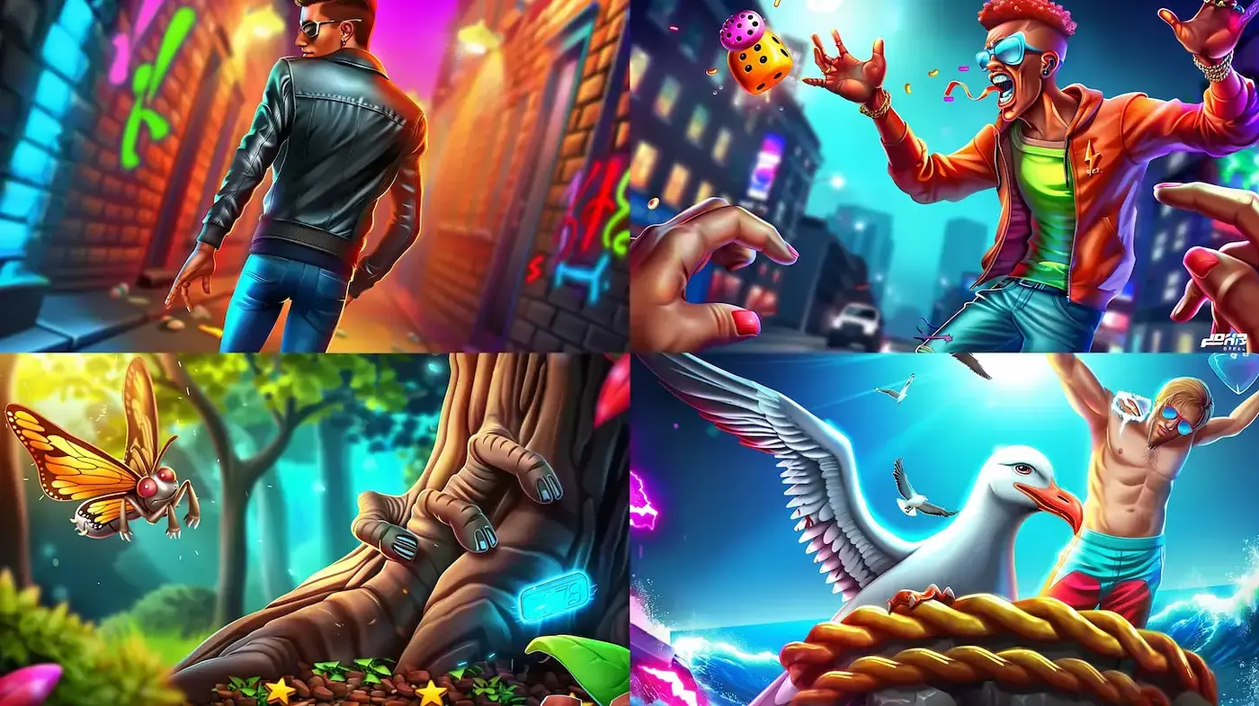 Neon Glow and Vivid Dreamscapes: A Fusion of Digital Artistry - Midjourney sref style