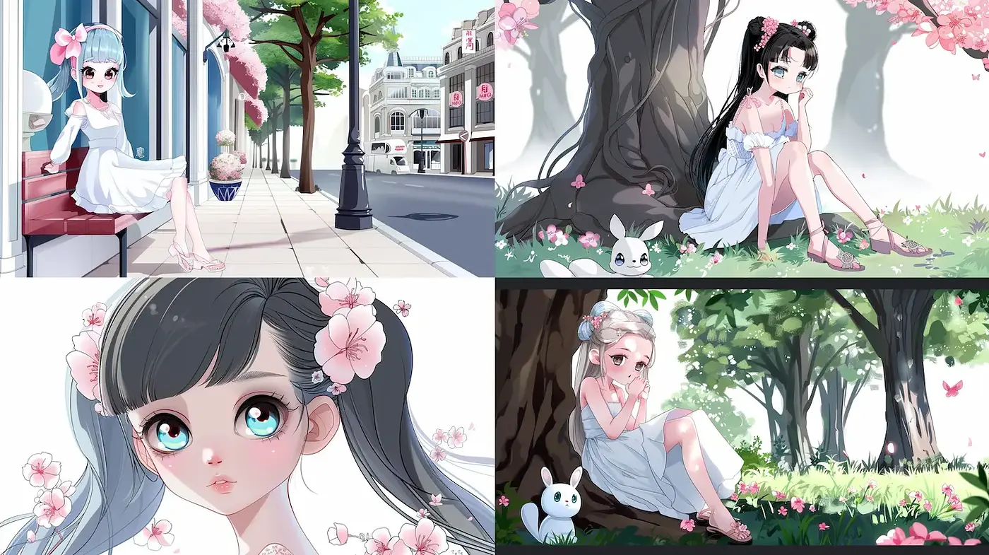 Charming and Ethereal Illustrations with a Whimsical Touch - Midjourney sref style
