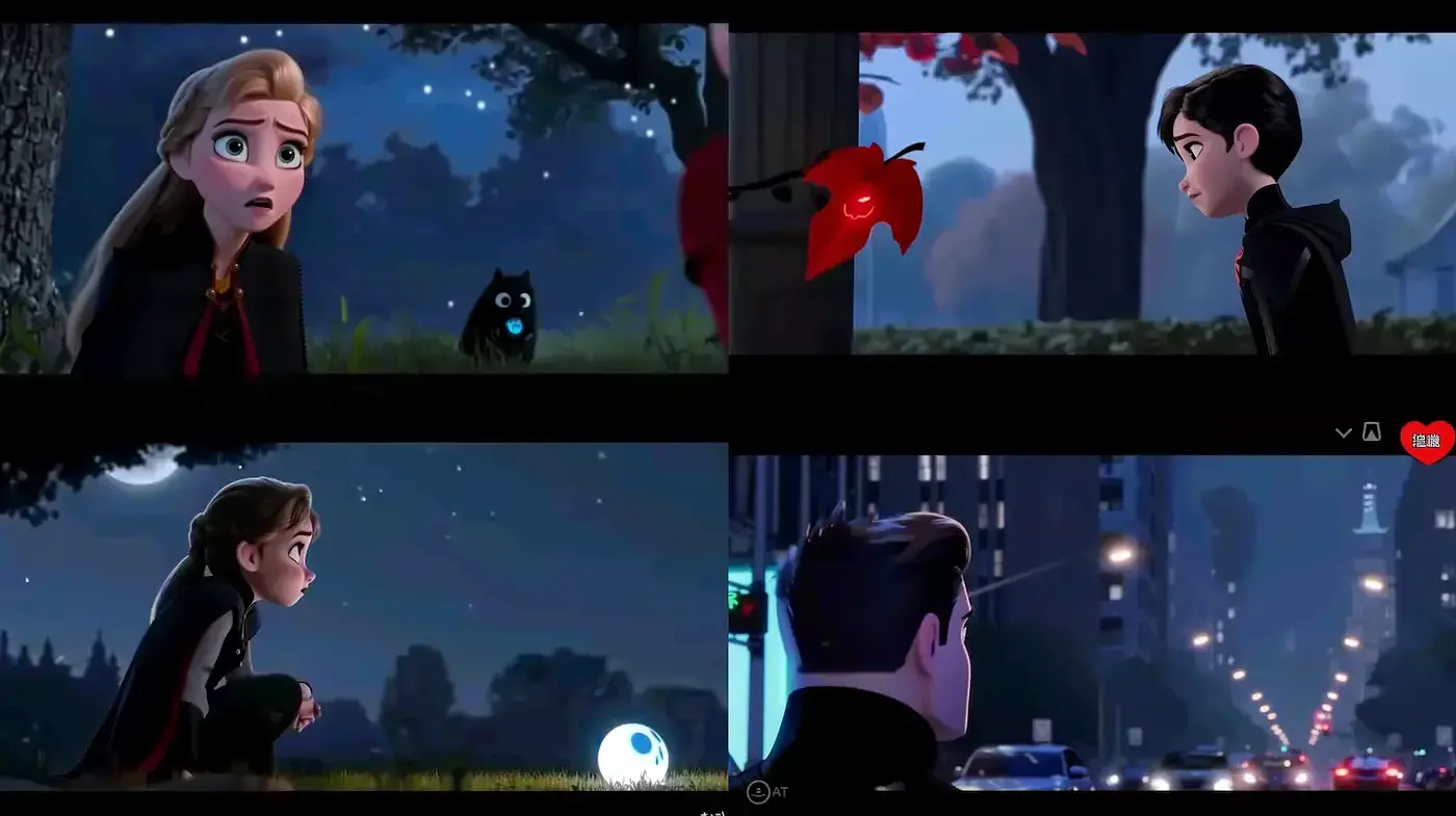 Consistent Luminous Nocturne in Stylized Animation - Midjourney sref style