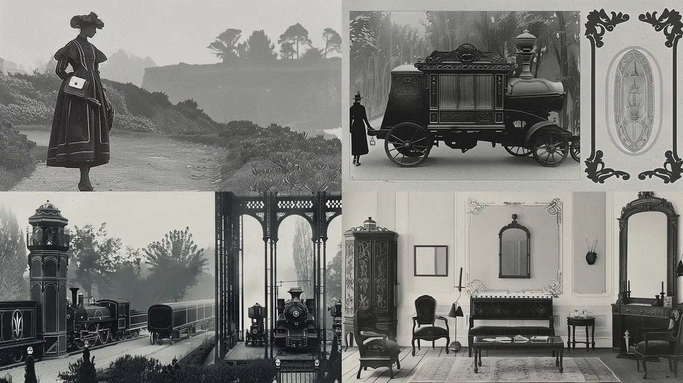 Monochromatic Elegance in a Bygone Era: A Homage to Vintage Photography - Midjourney sref style
