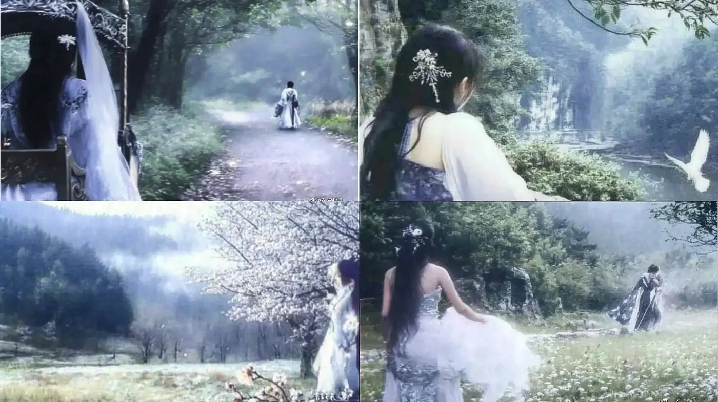 Ethereal Forest Whispers in Misty Hues - Midjourney sref style