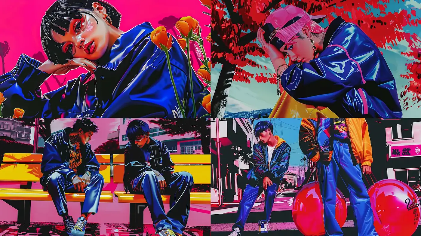 Vivid Urban Aesthetic with a Contemporary Influence - Midjourney sref style
