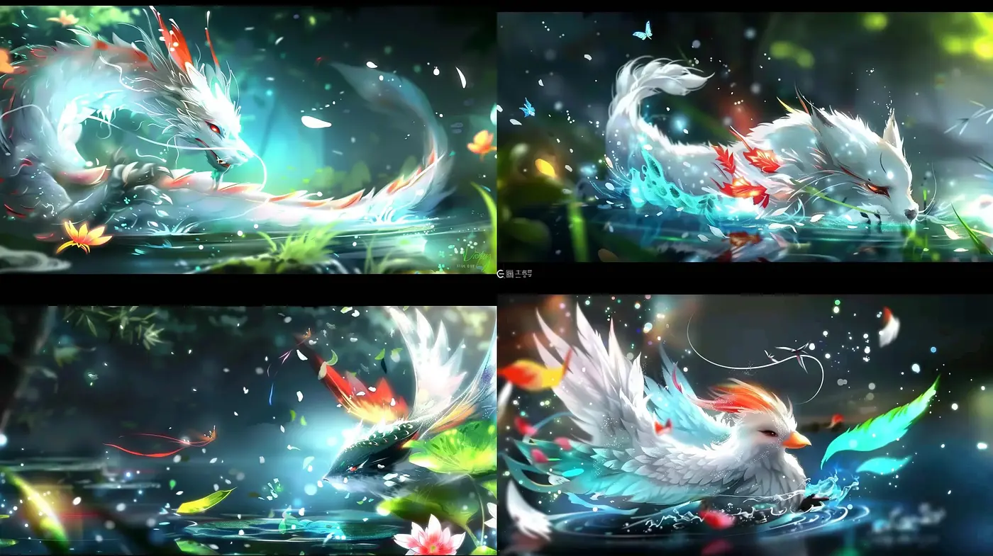 Ethereal Brushstrokes and Luminous Fantasia - Midjourney sref style