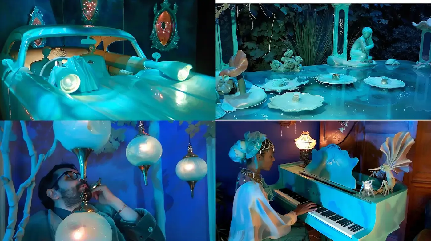 Surrealistic Dreamscapes with Fluid Forms and Ethereal Lighting - Midjourney sref style