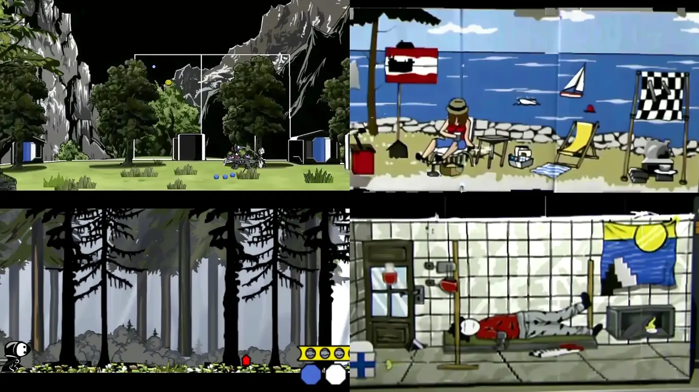 Graphic Novel Panorama: A Cohesive Venture into Stylized Illustration - Midjourney sref style
