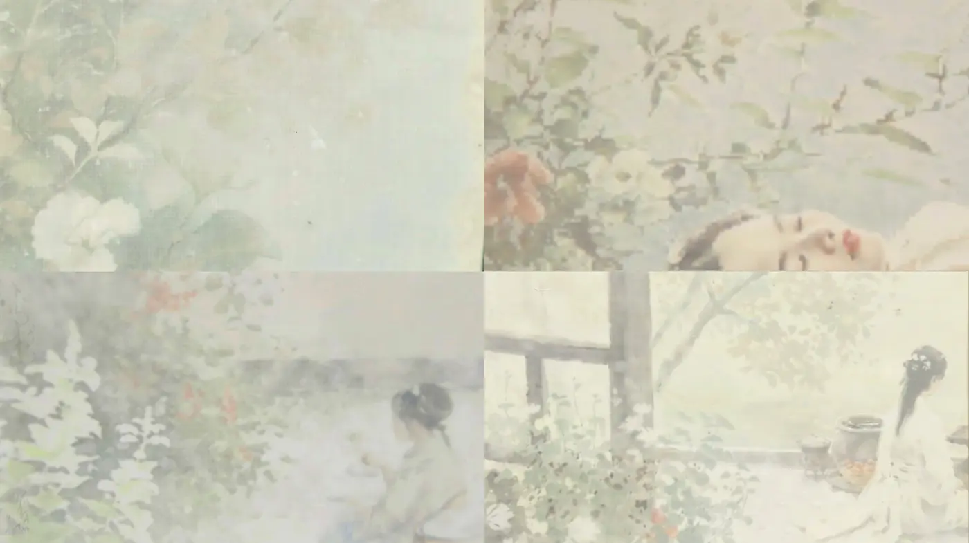 Ethereal Pastel Dreamscapes with a Touch of Nostalgia - Midjourney sref style