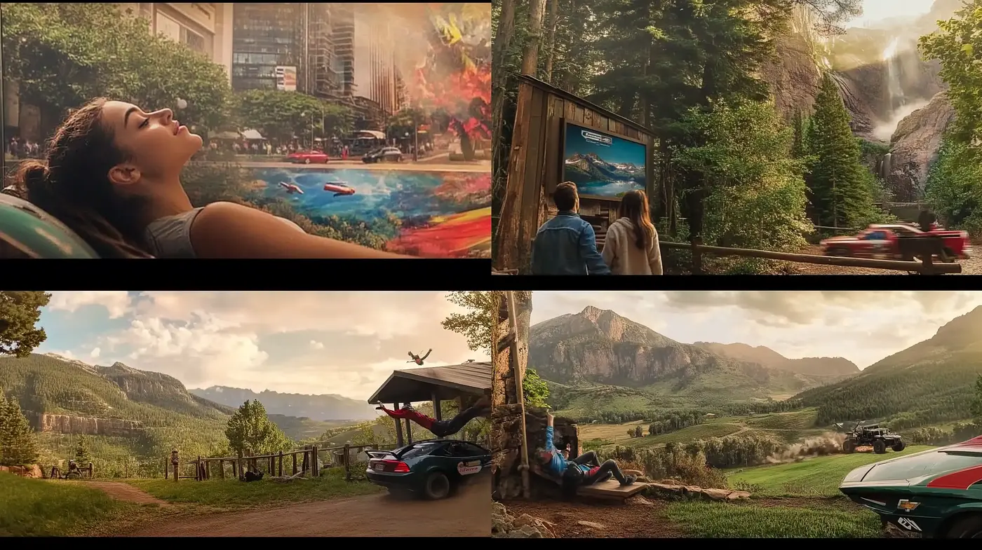 Cinematic Harmony of Nature and Technology - Midjourney sref style