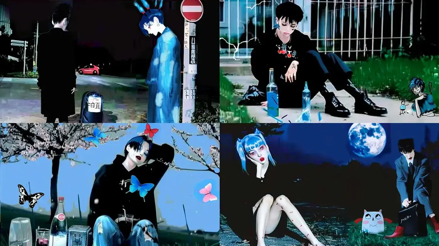 Moody and Ethereal Urban Aesthetics with a Touch of Surrealism - Midjourney sref style
