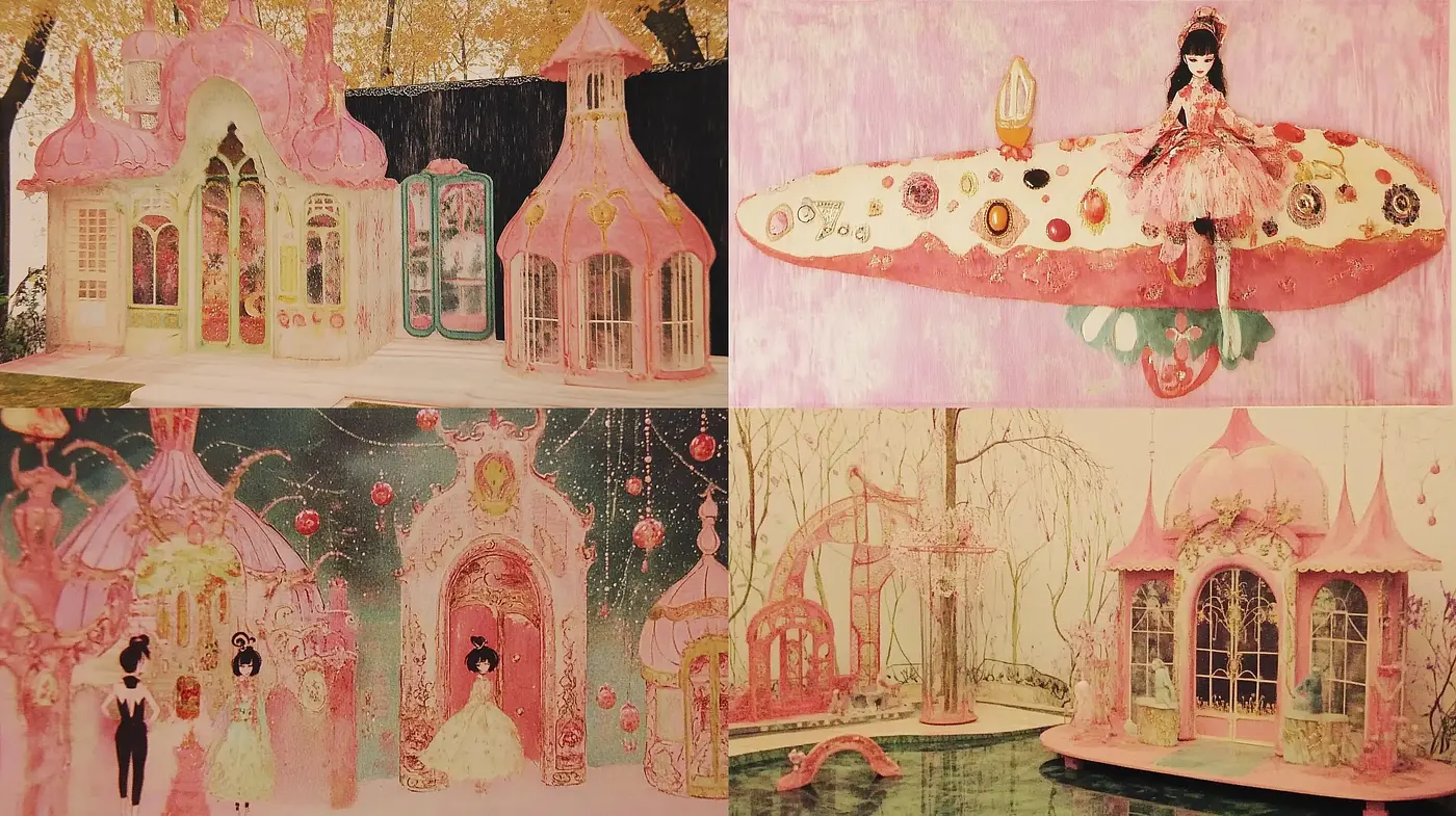 Enchanted Whimsy: A Journey through Stylized Pastel Daydreams - Midjourney sref style