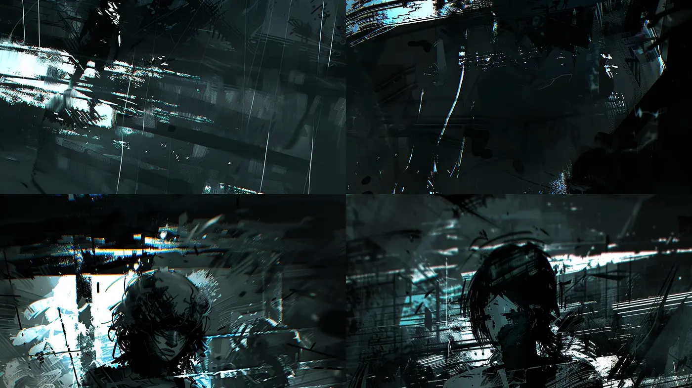 Ethereal Shades of Nebulous Dreams: An Exploration in Abstract Monochromatic Textures - Midjourney sref style