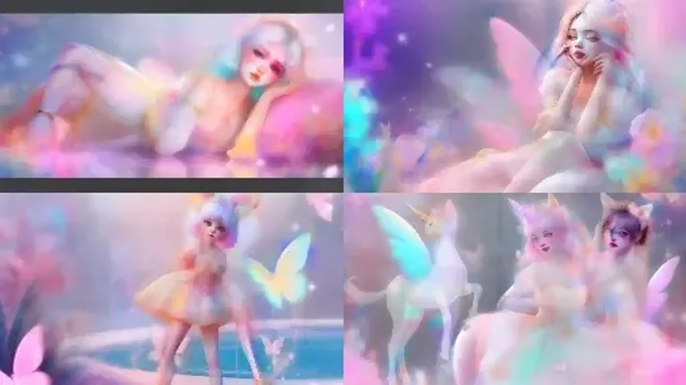 Ethereal Dreamscape with Pastel Impressionist Tones - Midjourney sref style