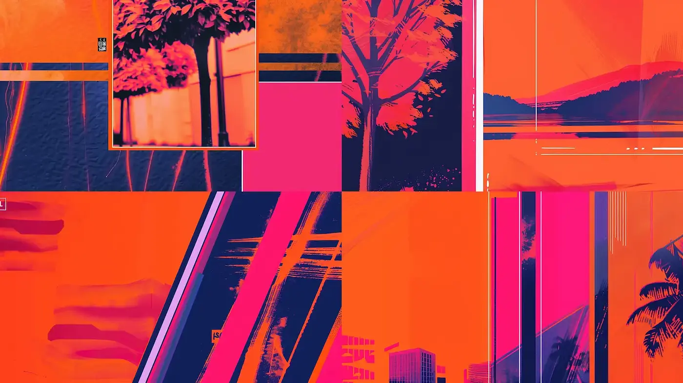Vibrant and Striking Urban Aesthetic with Futuristic Undertones - Midjourney sref style