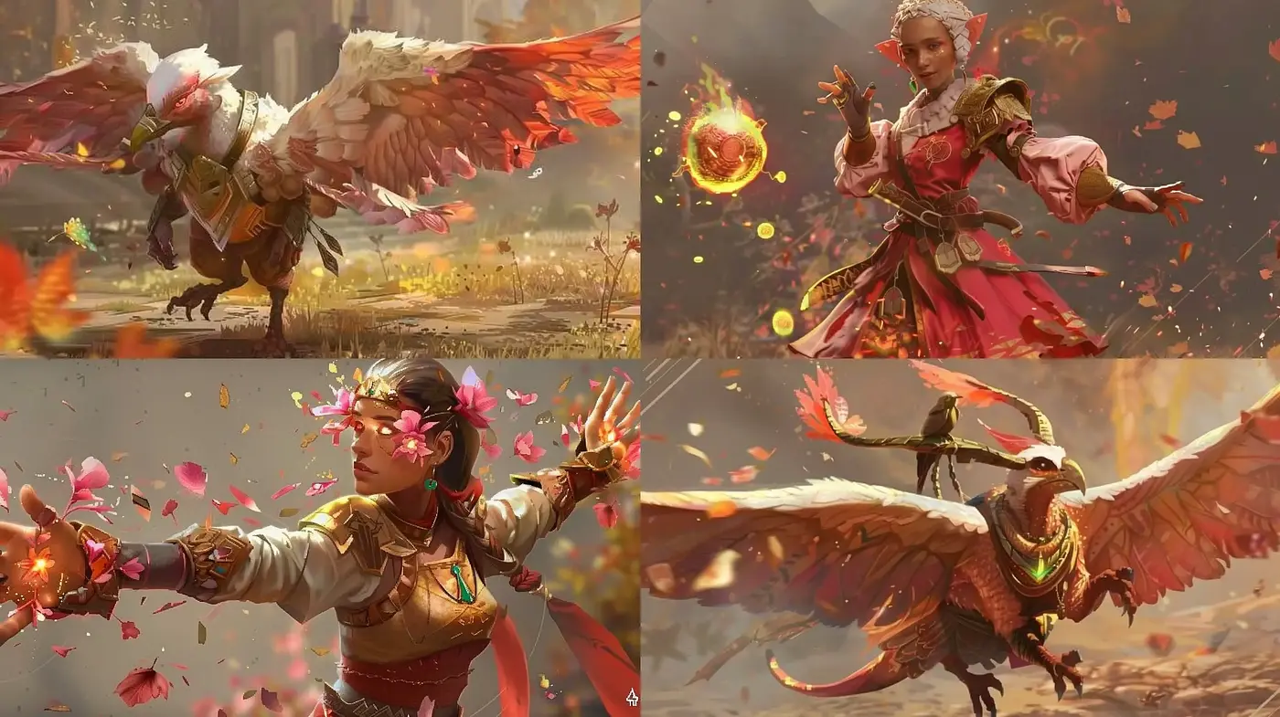 Ethereal Radiance: A Fusion of Magical Realism and Vibrant Fantasy Illustration - Midjourney sref style