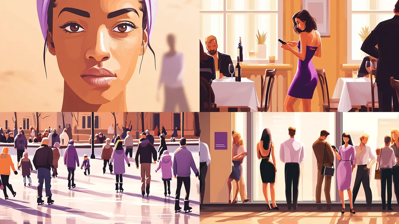 Contemporary Art with a Vibrant Urban Vibe - Midjourney sref style