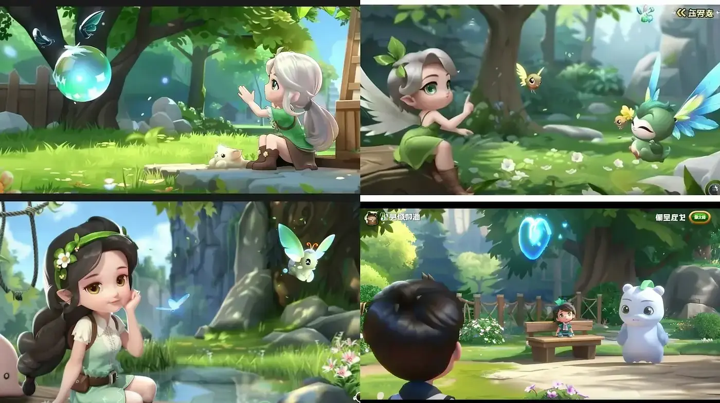 Enchanted Forest Whimsy: Consistent Elements of Mythical Animation - Midjourney sref style