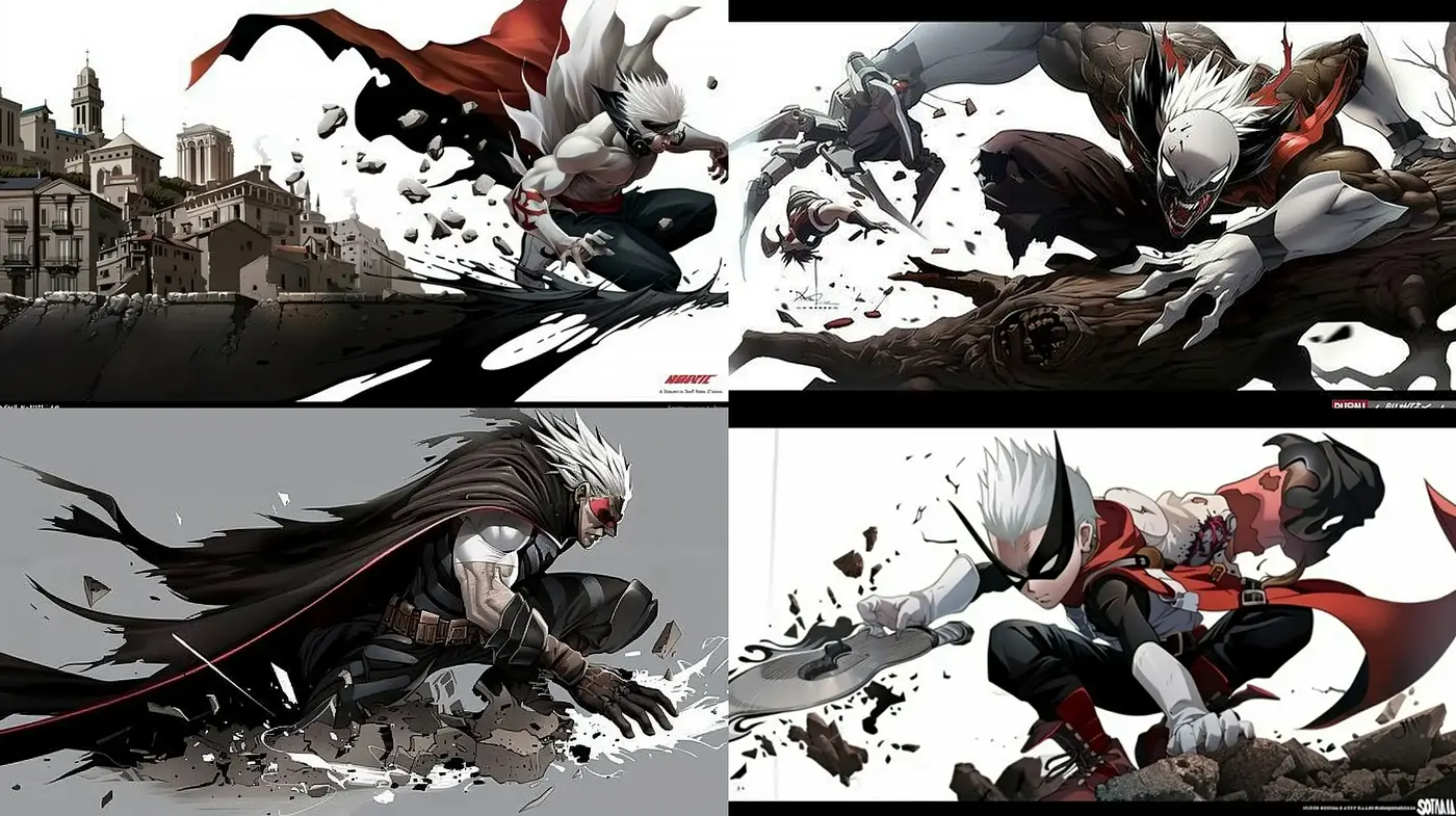 Dynamic Graphic Novel Illustration Essence - Midjourney sref style