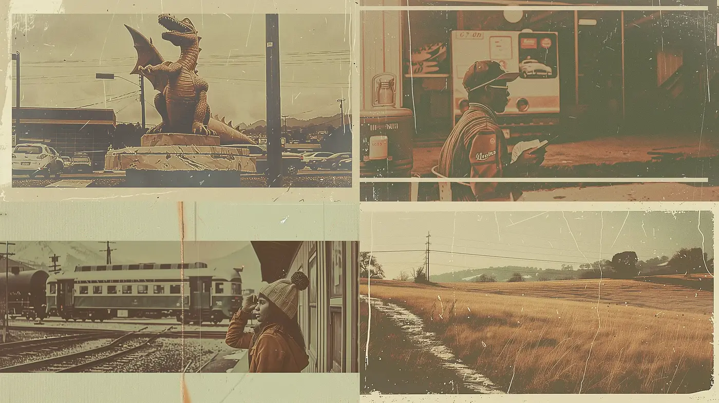 Sepia-Toned Retro Vignette Series with a Cinematic Essence - Midjourney sref style