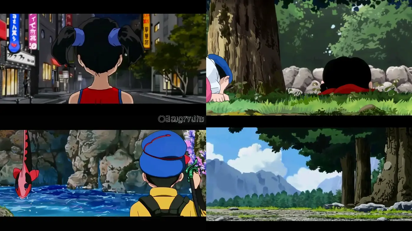 Animated Panoramic Essence with Consistent Storybook Vivacity - Midjourney sref style