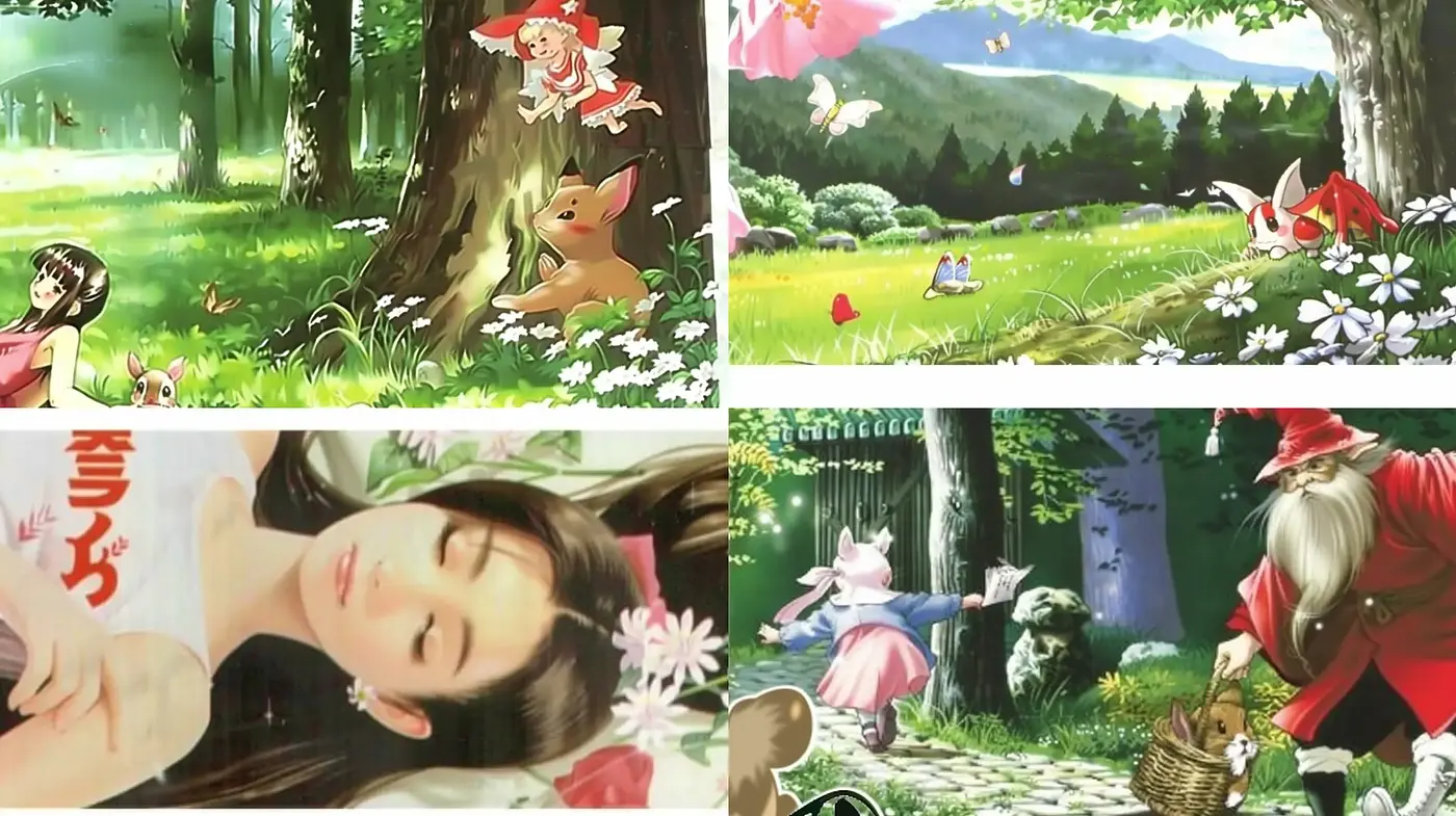 Enchanted Pastoral Reverie: A Homage to Studio Ghibli's Ethereal Aesthetics - Midjourney sref style