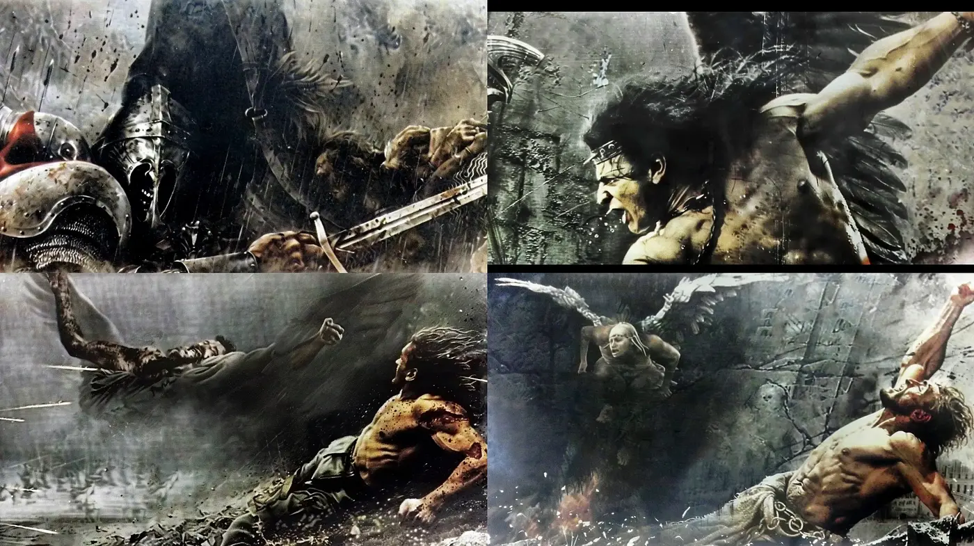 Gritty Historical Drama Canvas - Midjourney sref style