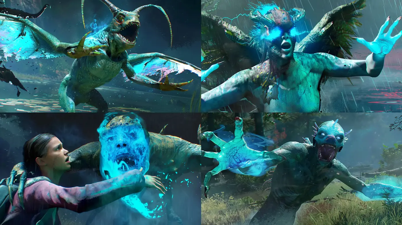 Ethereal Aquatic Luminescence: A Study in Surreal Bio-luminescent Imagery - Midjourney sref style