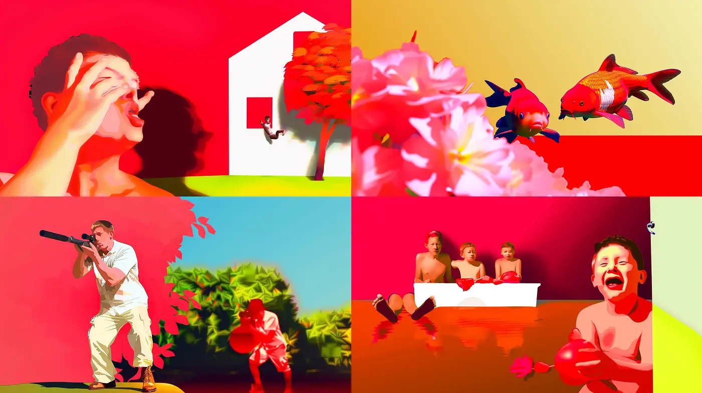Vibrant Pop Art Fusion with Expressive Abstract Tendencies - Midjourney sref style