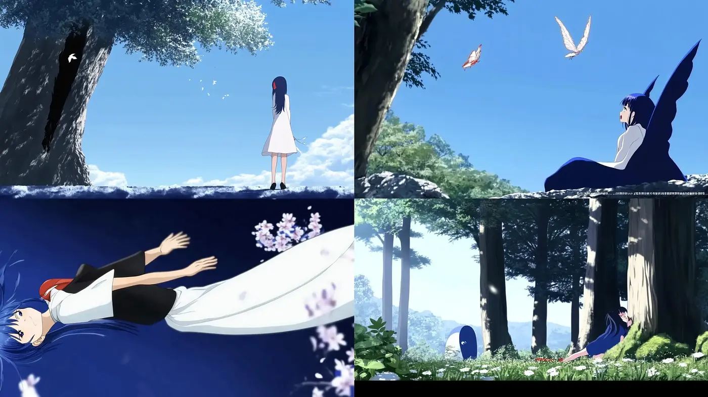 Serene Anime-Inspired Natural Elegance - Midjourney sref style