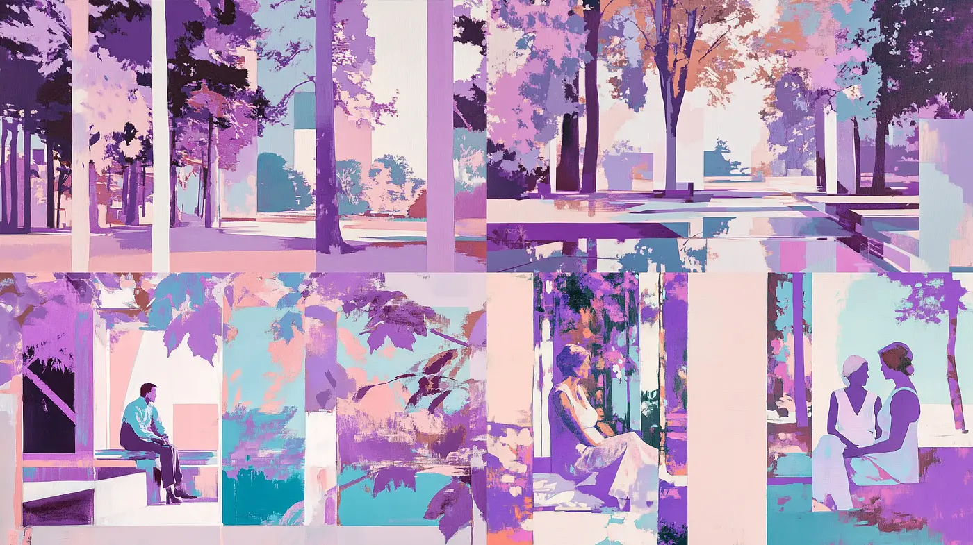 Ethereal Pastel Arboreal Dreamscapes - Midjourney sref style