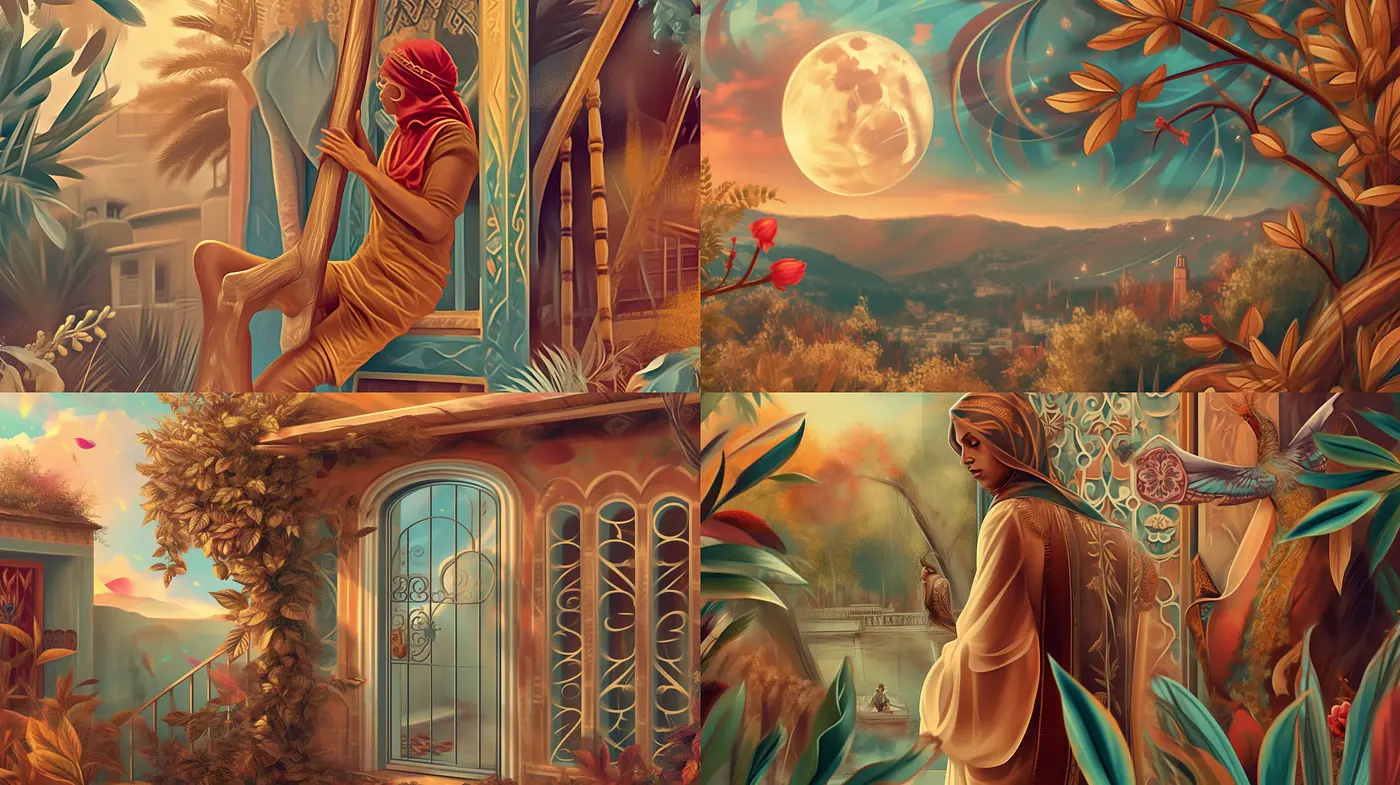Warm Tonal Symphony with Expressive Textural Detailing: An Artistic Convergence of Nostalgia and Modernity - Midjourney sref style