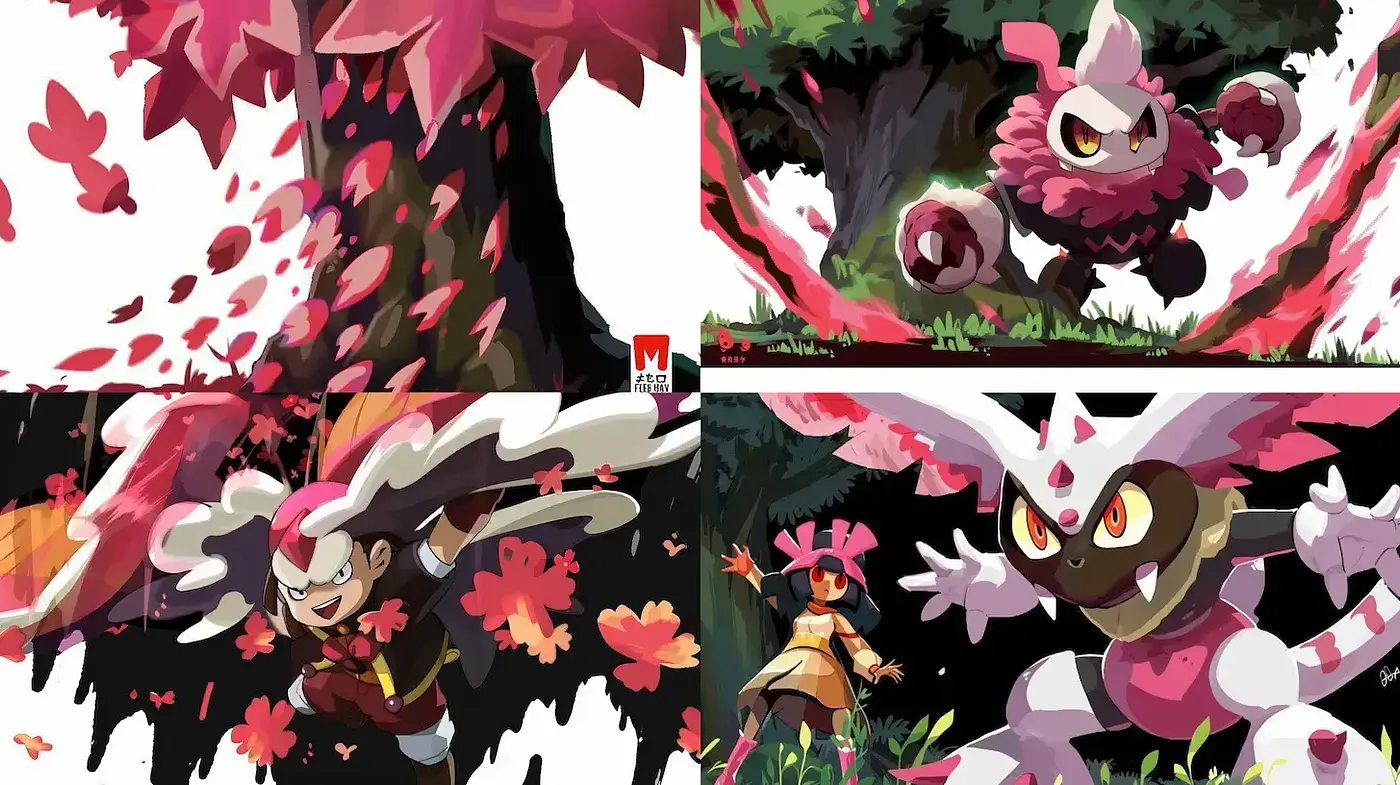 Dynamic Vividness in Stylized Nature: A Fusion of Animated Expressionism - Midjourney sref style