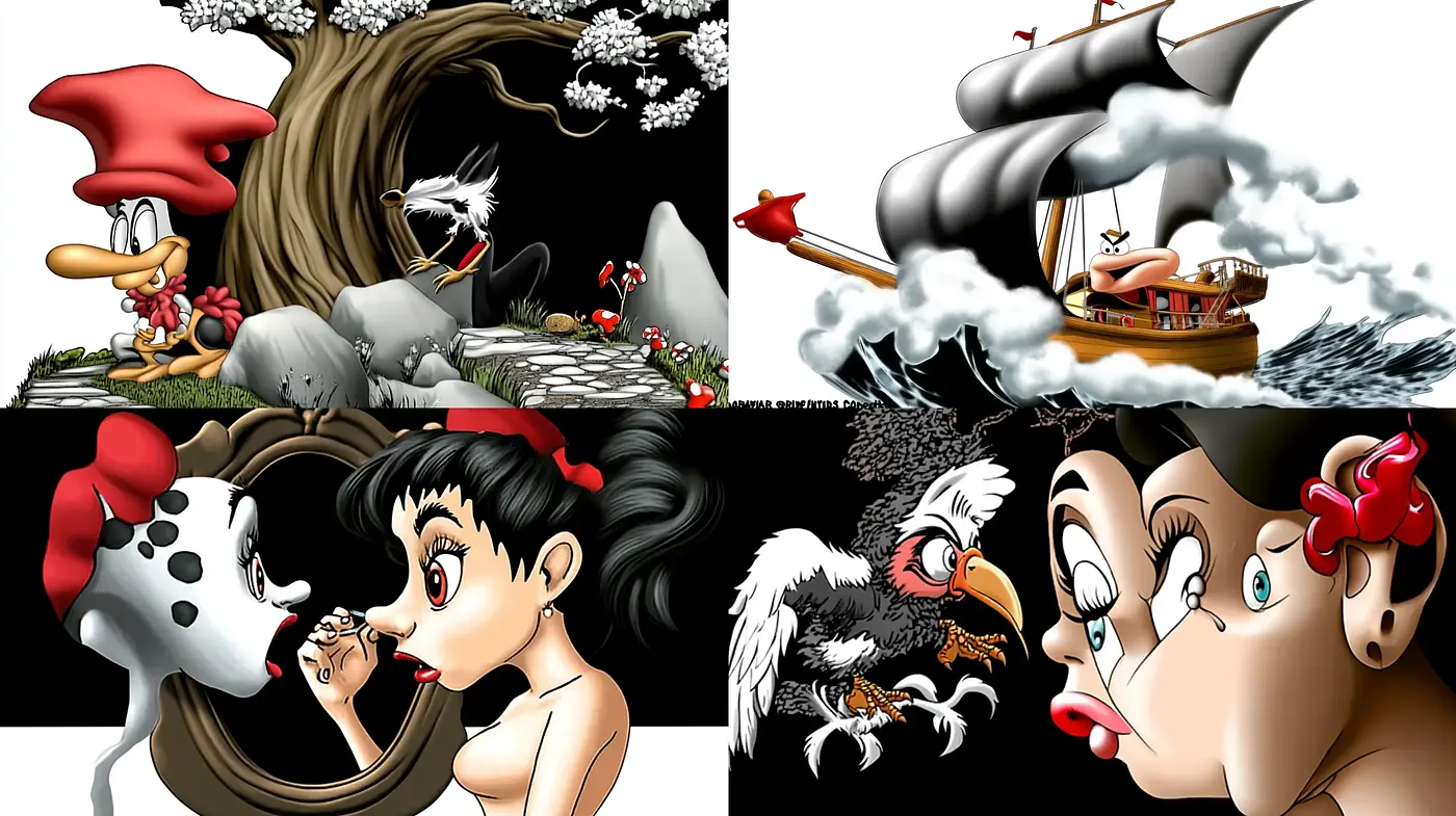 Surreal Whimsy in Hyper-Realistic Illustrative Art - Midjourney sref style