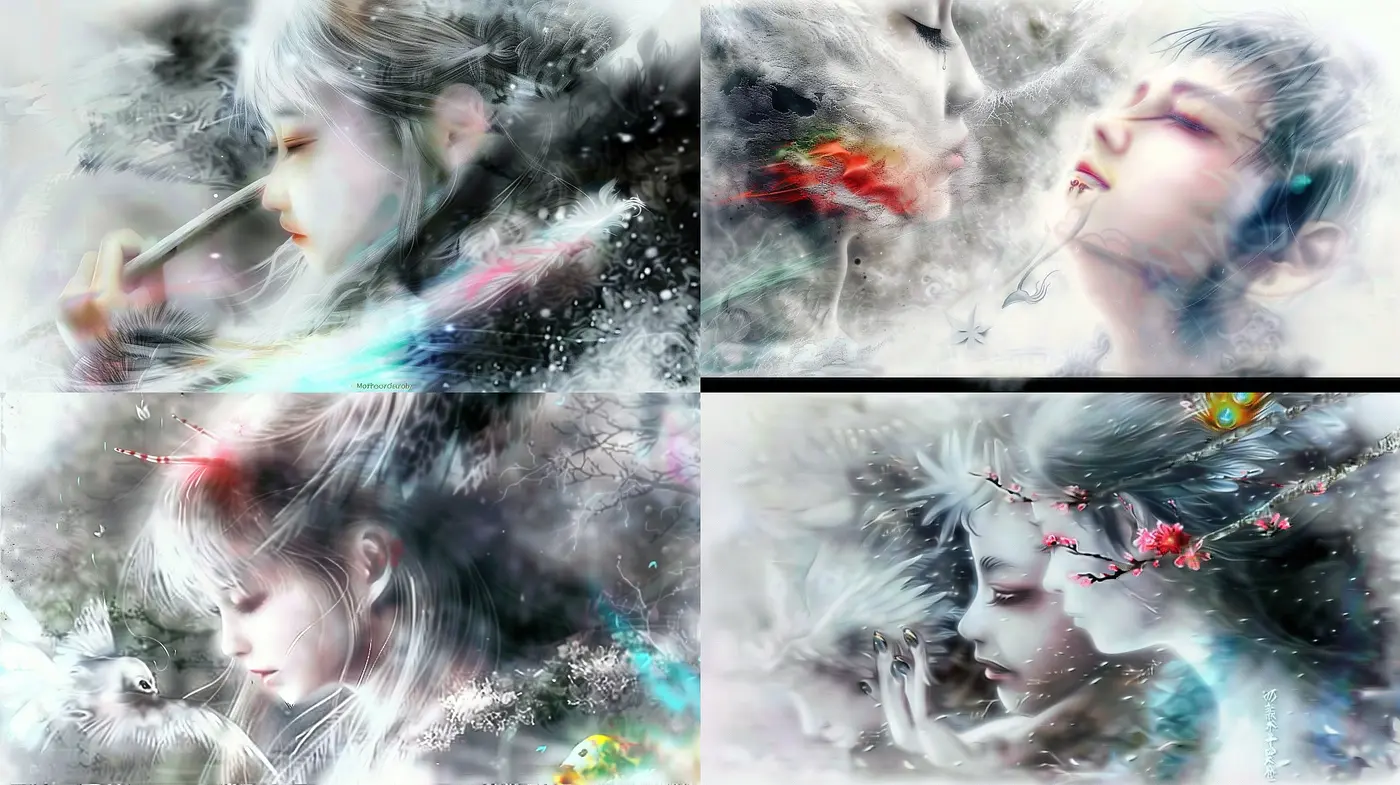 Whimsical Dreamscape: An Ethereal Fusion of Soft Hues and Impressionist Inspirations - Midjourney sref style