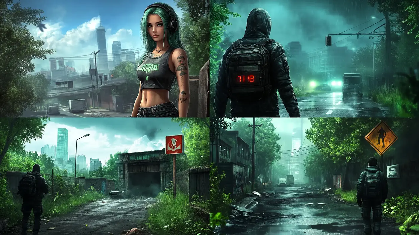 Post-Apocalyptic Realism with a Digitally Enhanced Atmosphere - Midjourney sref style