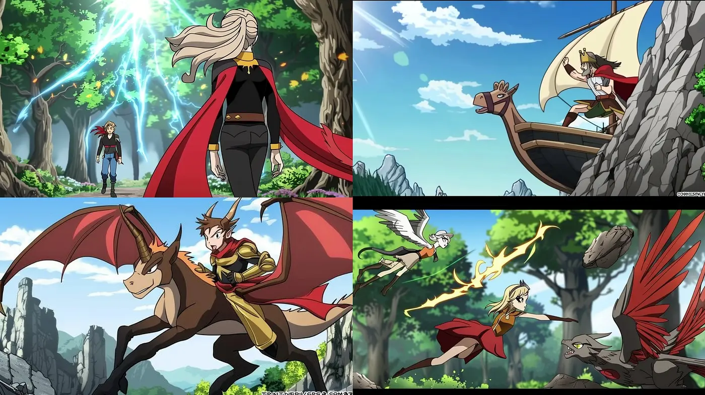 Consistent Animated Fantasy: A Journey through Vibrant Ambiance and Storybook Aesthetics - Midjourney sref style