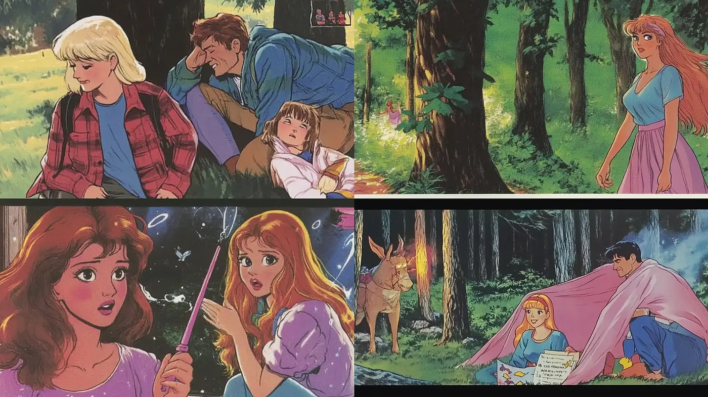 Enchanted Forest Animated Tales: A Whimsical Storybook Style - Midjourney sref style