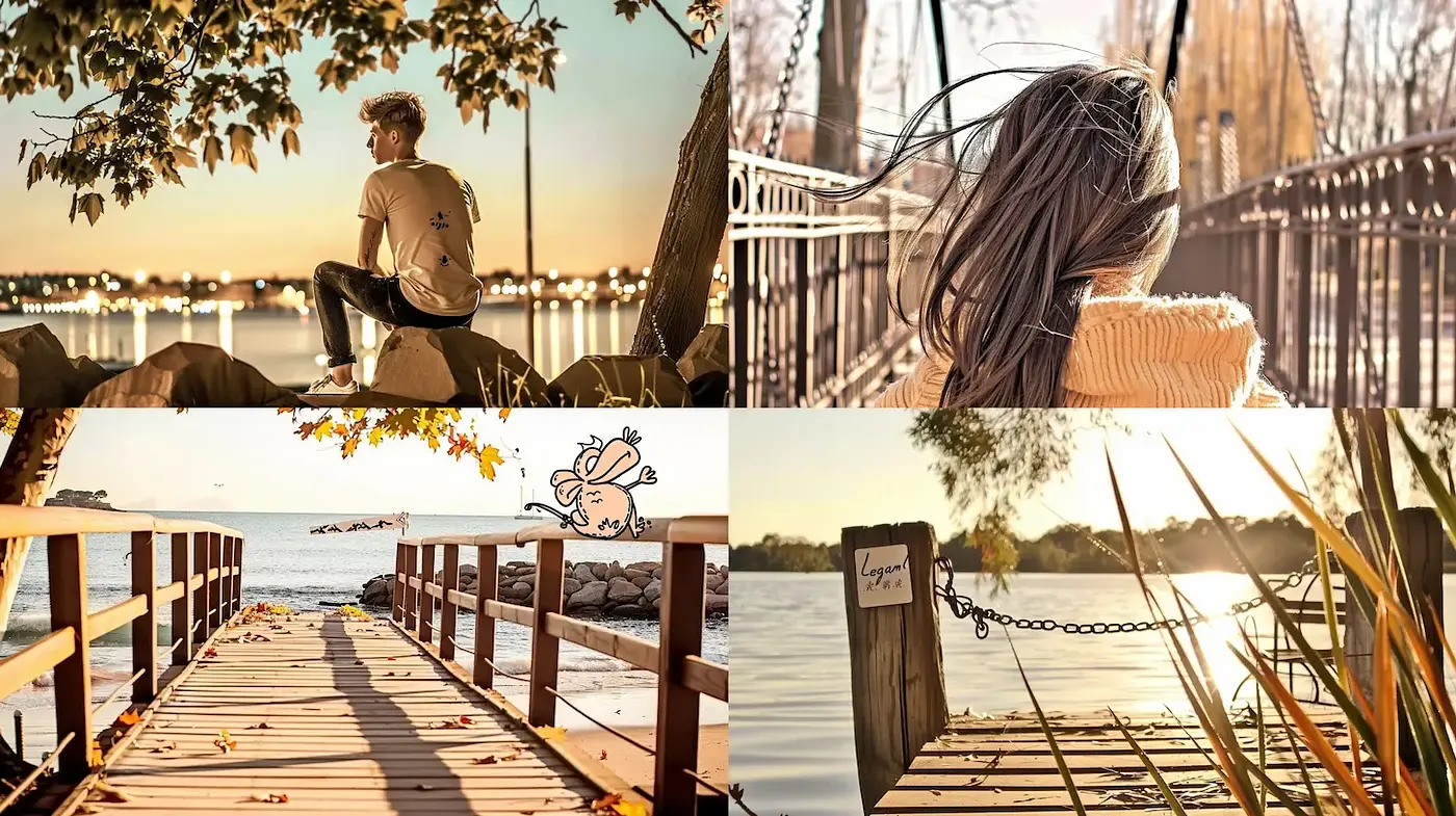 Serene and Warm Aesthetic with Natural Elements - Midjourney sref style